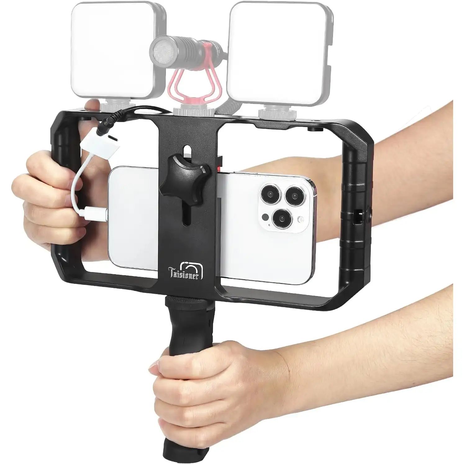 Taisioner Smartphone Video Rig Hand Grip - 1